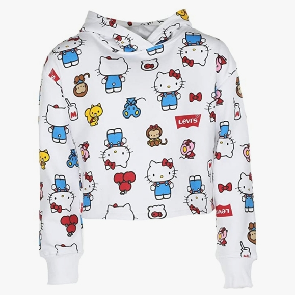 Levi's x Hello Kitty Boxy Fit Hoodie + Jeggings set outfit fit - Picture 2 of 10